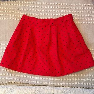 Oh my Disney! NWOT Red mini skirt